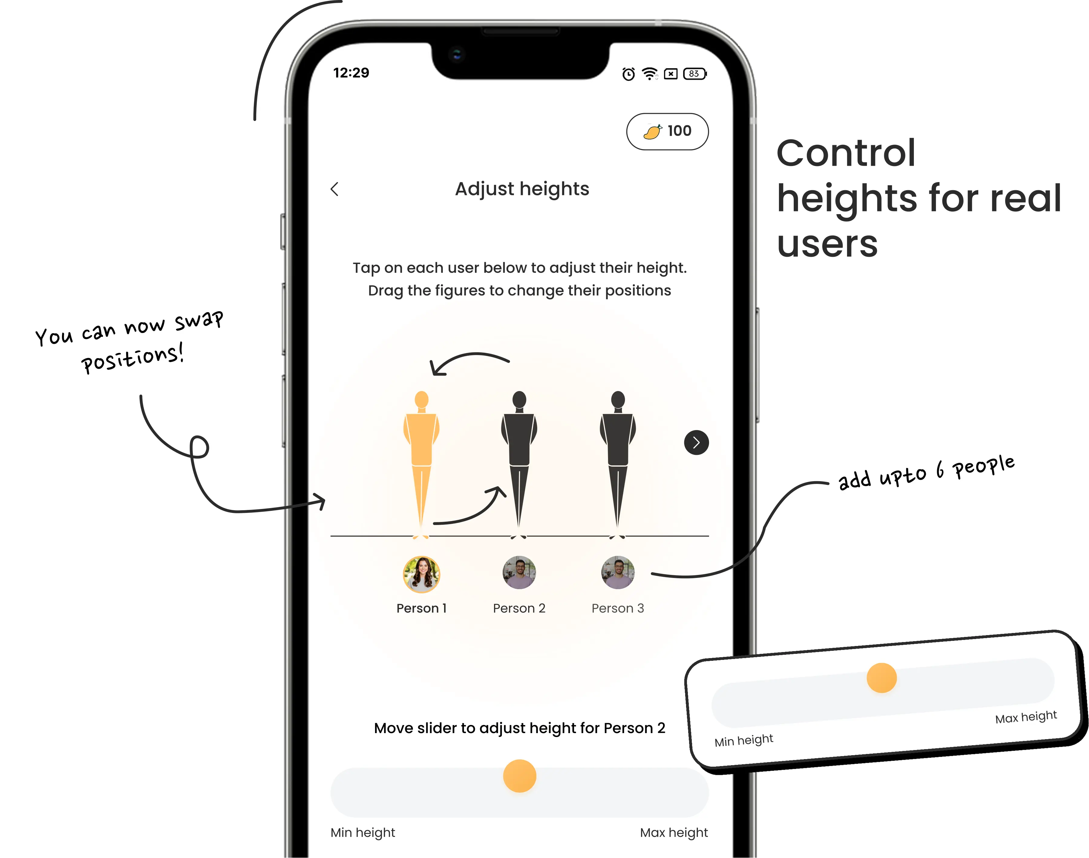 WeClick Control Features